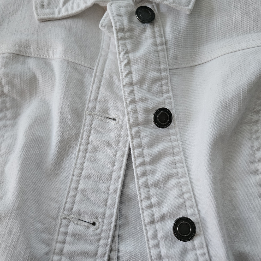 Northern Reflections White Jean Jacket - Picture 4 of 6